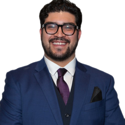 Guillermo in a suit